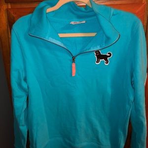 The Black Dog, quarter zip sweatshirt